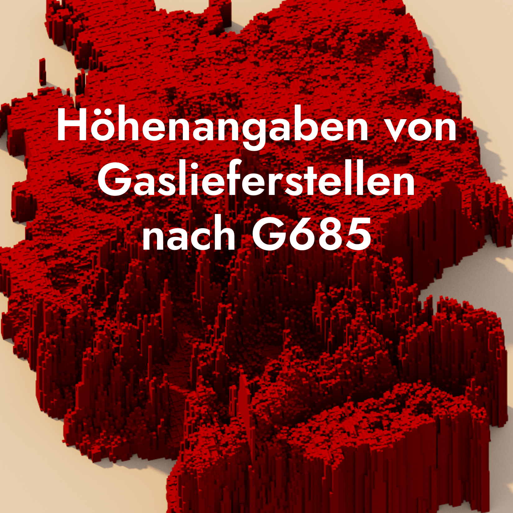 Höhenangaben von Gaslieferstellen